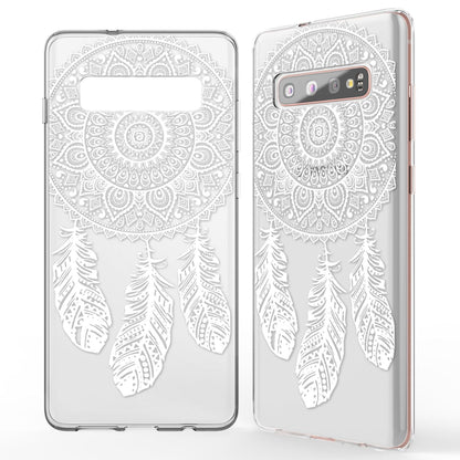 NALIA Hülle kompatibel mit Samsung Galaxy S10 Plus, Motiv Handyhülle Slim Silikon Case Cover Schutzhülle Dünn Durchsichtig, Etui Handy-Tasche Backcover Transparent Bumper