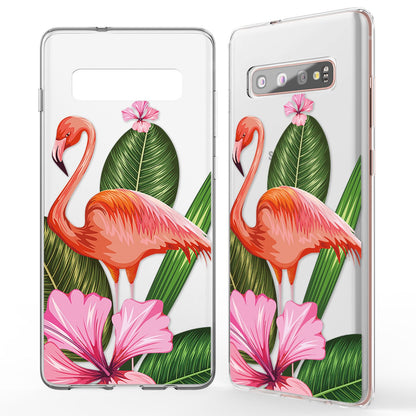 NALIA Hülle kompatibel mit Samsung Galaxy S10 Plus, Motiv Handyhülle Slim Silikon Case Cover Schutzhülle Dünn Durchsichtig, Etui Handy-Tasche Backcover Transparent Bumper