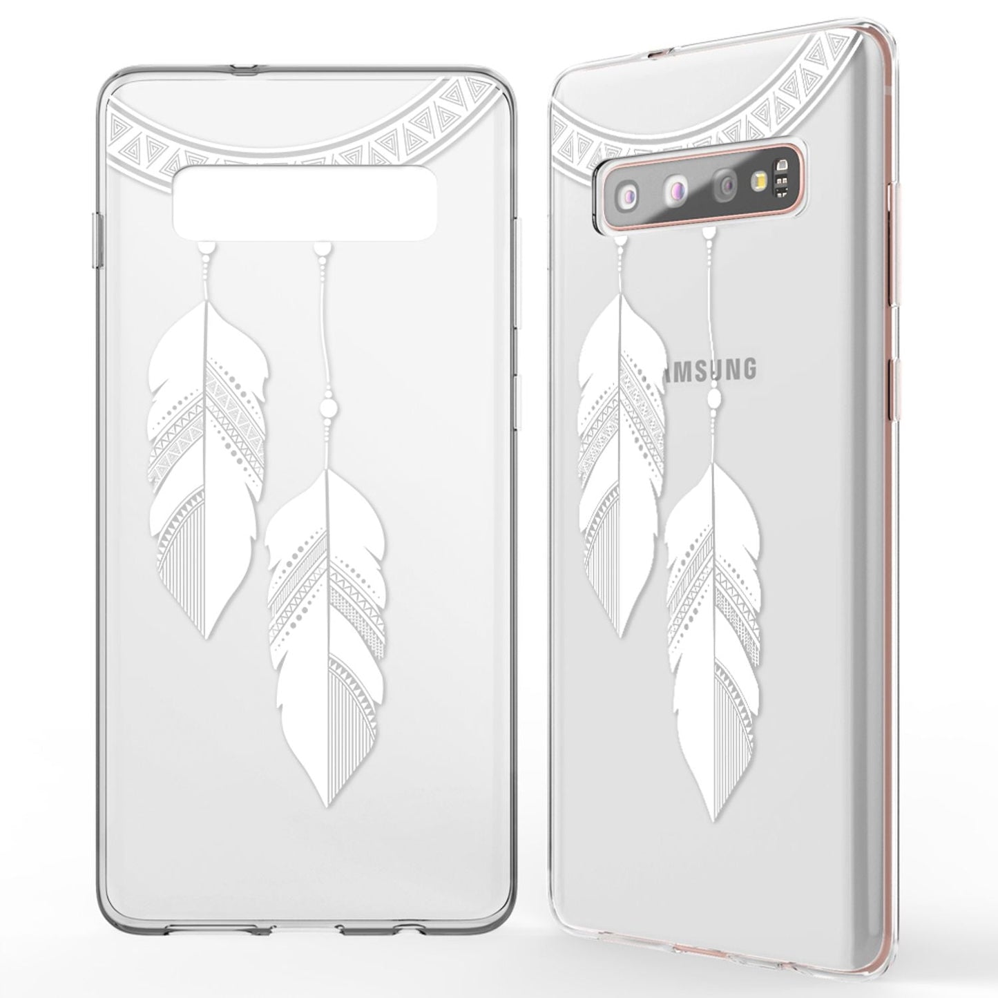 NALIA Hülle kompatibel mit Samsung Galaxy S10 Plus, Motiv Handyhülle Slim Silikon Case Cover Schutzhülle Dünn Durchsichtig, Etui Handy-Tasche Backcover Transparent Bumper