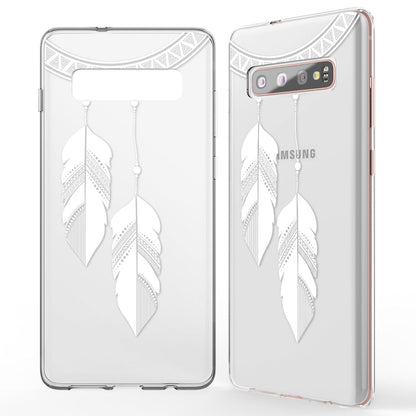 NALIA Hülle kompatibel mit Samsung Galaxy S10 Plus, Motiv Handyhülle Slim Silikon Case Cover Schutzhülle Dünn Durchsichtig, Etui Handy-Tasche Backcover Transparent Bumper