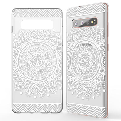 NALIA Hülle kompatibel mit Samsung Galaxy S10 Plus, Motiv Handyhülle Slim Silikon Case Cover Schutzhülle Dünn Durchsichtig, Etui Handy-Tasche Backcover Transparent Bumper