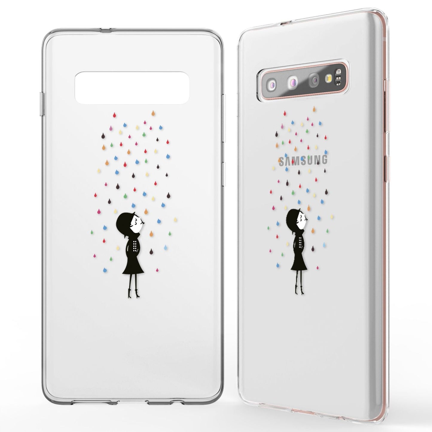 NALIA Hülle kompatibel mit Samsung Galaxy S10 Plus, Motiv Handyhülle Slim Silikon Case Cover Schutzhülle Dünn Durchsichtig, Etui Handy-Tasche Backcover Transparent Bumper
