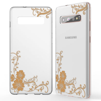 NALIA Hülle kompatibel mit Samsung Galaxy S10 Plus, Motiv Handyhülle Slim Silikon Case Cover Schutzhülle Dünn Durchsichtig, Etui Handy-Tasche Backcover Transparent Bumper