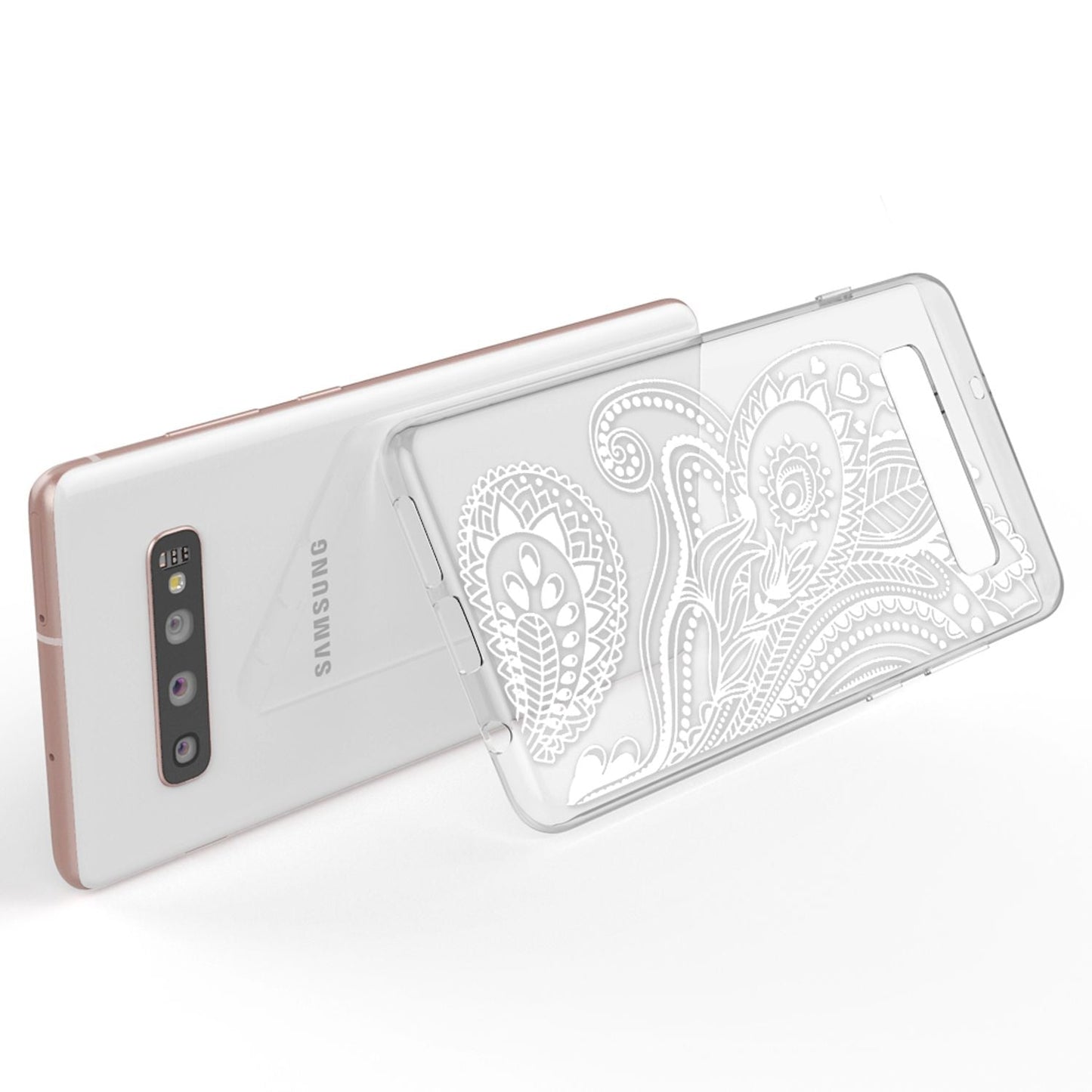 NALIA Hülle kompatibel mit Samsung Galaxy S10 Plus, Motiv Handyhülle Slim Silikon Case Cover Schutzhülle Dünn Durchsichtig, Etui Handy-Tasche Backcover Transparent Bumper