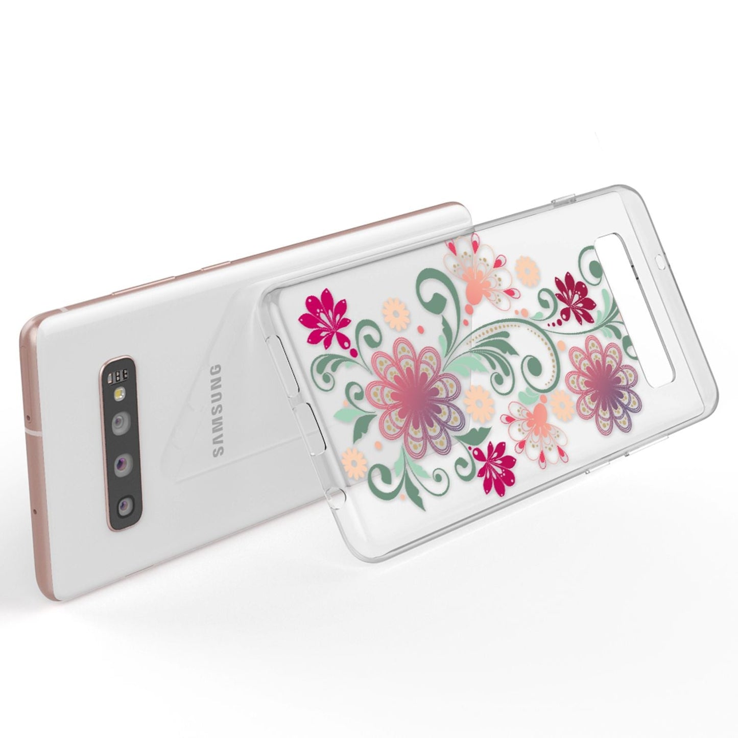 NALIA Hülle kompatibel mit Samsung Galaxy S10 Plus, Motiv Handyhülle Slim Silikon Case Cover Schutzhülle Dünn Durchsichtig, Etui Handy-Tasche Backcover Transparent Bumper