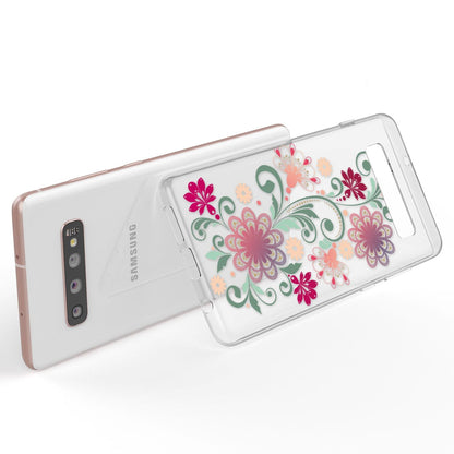 NALIA Hülle kompatibel mit Samsung Galaxy S10 Plus, Motiv Handyhülle Slim Silikon Case Cover Schutzhülle Dünn Durchsichtig, Etui Handy-Tasche Backcover Transparent Bumper
