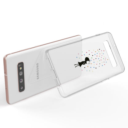 NALIA Hülle kompatibel mit Samsung Galaxy S10 Plus, Motiv Handyhülle Slim Silikon Case Cover Schutzhülle Dünn Durchsichtig, Etui Handy-Tasche Backcover Transparent Bumper