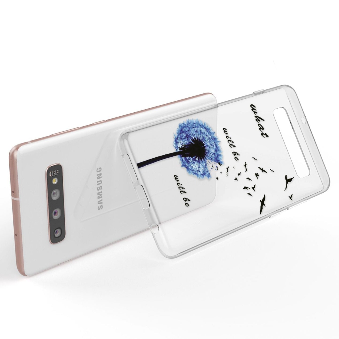 NALIA Hülle kompatibel mit Samsung Galaxy S10 Plus, Motiv Handyhülle Slim Silikon Case Cover Schutzhülle Dünn Durchsichtig, Etui Handy-Tasche Backcover Transparent Bumper