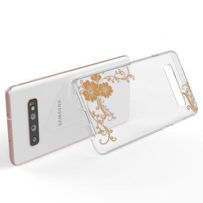 NALIA Hülle kompatibel mit Samsung Galaxy S10 Plus, Motiv Handyhülle Slim Silikon Case Cover Schutzhülle Dünn Durchsichtig, Etui Handy-Tasche Backcover Transparent Bumper