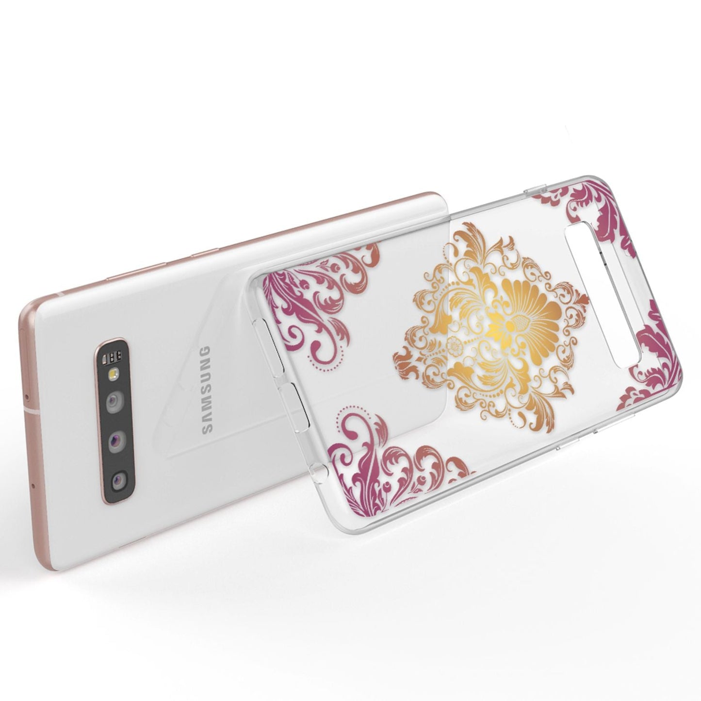 NALIA Hülle kompatibel mit Samsung Galaxy S10 Plus, Motiv Handyhülle Slim Silikon Case Cover Schutzhülle Dünn Durchsichtig, Etui Handy-Tasche Backcover Transparent Bumper