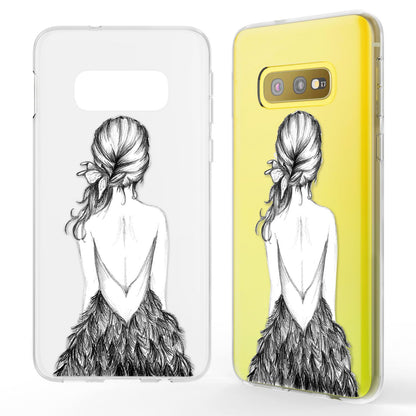 NALIA Hülle kompatibel mit Samsung Galaxy S10e, Motiv Handyhülle Slim Silikon Case Cover Schutzhülle Dünn Durchsichtig, Etui Handy-Tasche Backcover Transparent Bumper