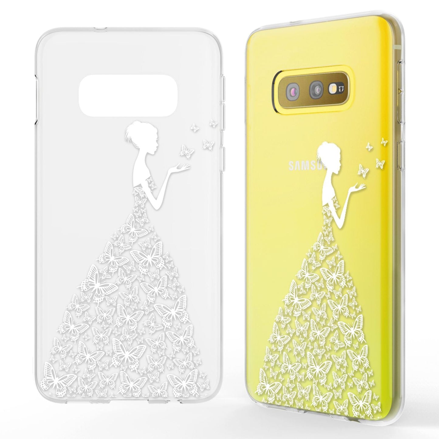 NALIA Hülle kompatibel mit Samsung Galaxy S10e, Motiv Handyhülle Slim Silikon Case Cover Schutzhülle Dünn Durchsichtig, Etui Handy-Tasche Backcover Transparent Bumper