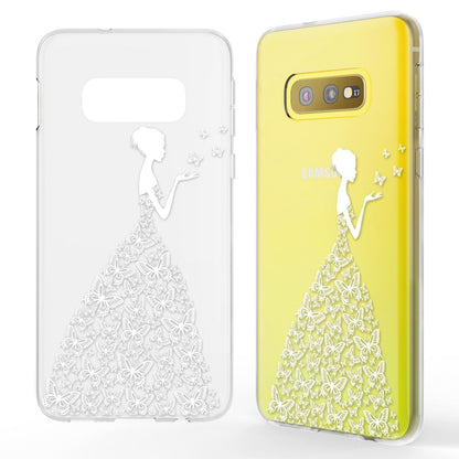 NALIA Hülle kompatibel mit Samsung Galaxy S10e, Motiv Handyhülle Slim Silikon Case Cover Schutzhülle Dünn Durchsichtig, Etui Handy-Tasche Backcover Transparent Bumper