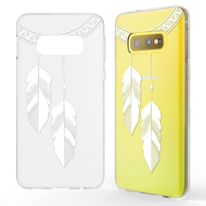 NALIA Hülle kompatibel mit Samsung Galaxy S10e, Motiv Handyhülle Slim Silikon Case Cover Schutzhülle Dünn Durchsichtig, Etui Handy-Tasche Backcover Transparent Bumper