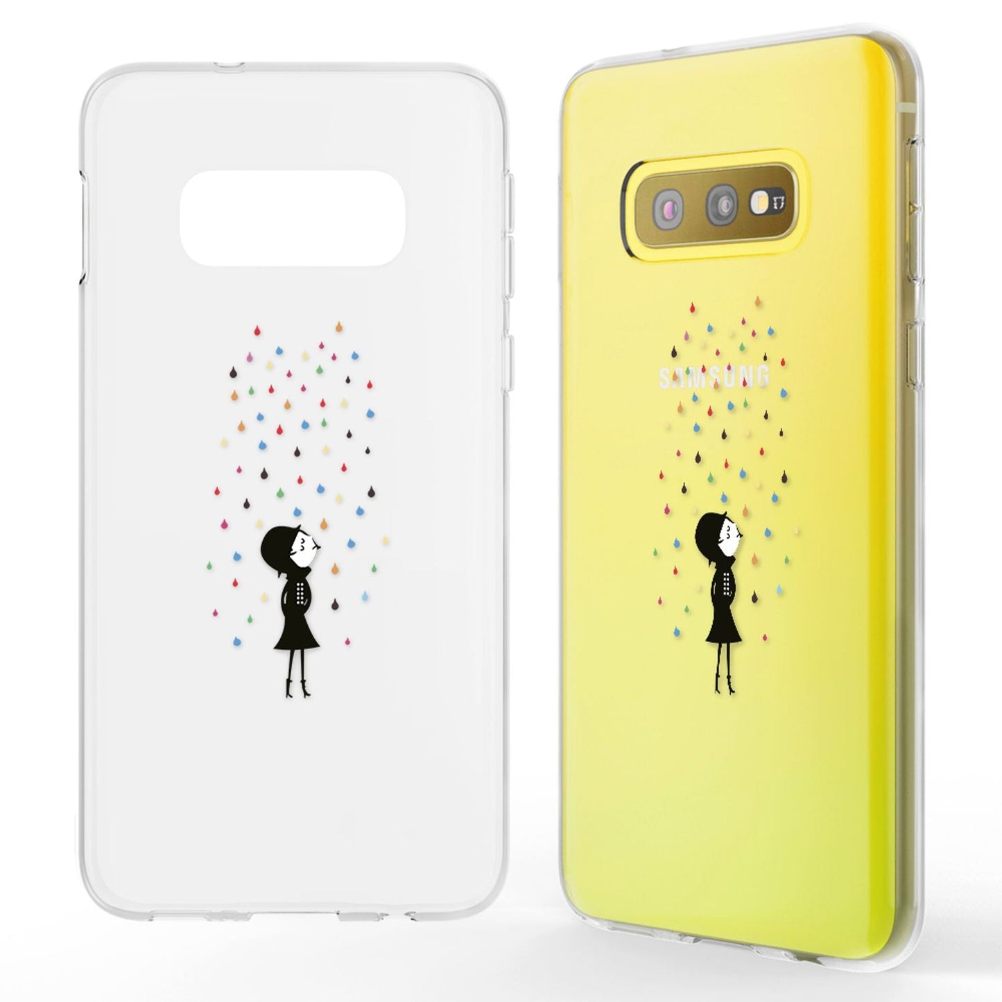 NALIA Hülle kompatibel mit Samsung Galaxy S10e, Motiv Handyhülle Slim Silikon Case Cover Schutzhülle Dünn Durchsichtig, Etui Handy-Tasche Backcover Transparent Bumper