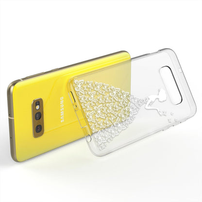 NALIA Hülle kompatibel mit Samsung Galaxy S10e, Motiv Handyhülle Slim Silikon Case Cover Schutzhülle Dünn Durchsichtig, Etui Handy-Tasche Backcover Transparent Bumper