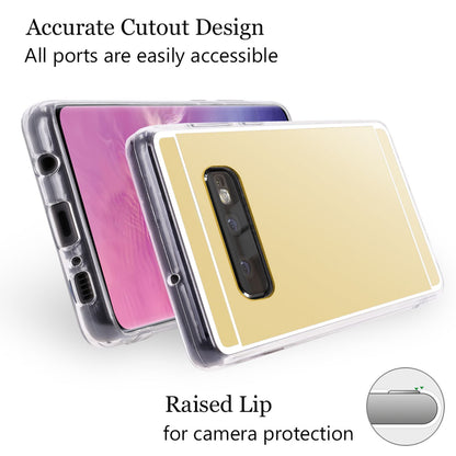 NALIA Spiegel Hülle kompatibel mit Samsung Galaxy S10e, Ultra-Slim Handyhülle Mirror TPU Silikon Case, Schutz-Hülle Dünn Back-Cover Verspiegelt, Handy-Tasche Bumper Smart-Phone Etui