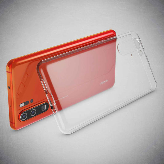 NALIA Transparente Silikonhülle für Huawei P30 Pro – Anti-Gelb & Rutschfest – GLAZE (Handyhülle Kristallklar, Schlank & Stoßfest) – Marke aus Berlin