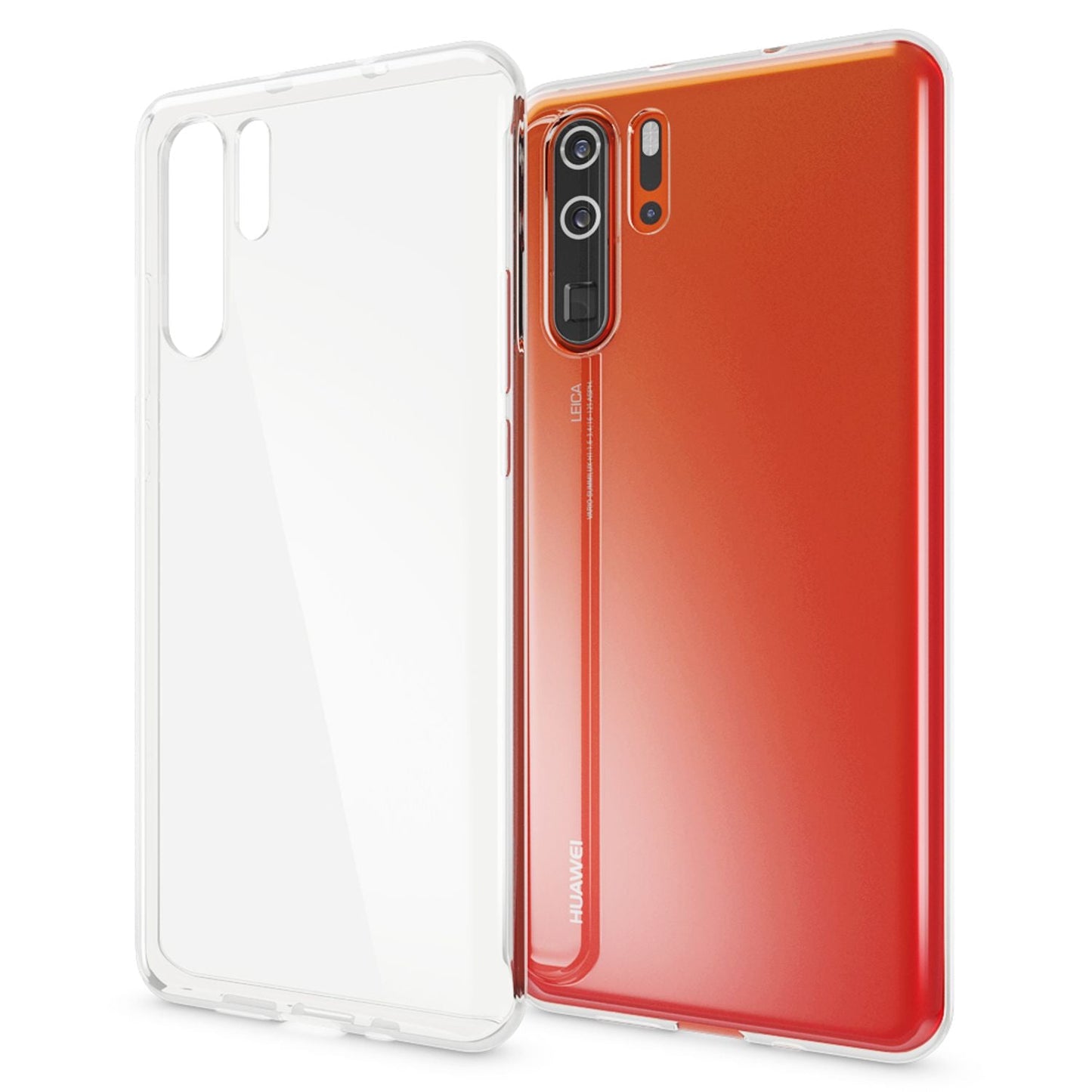NALIA Transparente Silikonhülle für Huawei P30 Pro – Anti-Gelb & Rutschfest – GLAZE (Handyhülle Kristallklar, Schlank & Stoßfest) – Marke aus Berlin