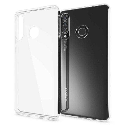 NALIA Transparente Silikonhülle für Huawei P30 Lite – Anti-Gelb & Rutschfest – GLAZE (Handyhülle Kristallklar, Schlank & Stoßfest) – Marke aus Berlin