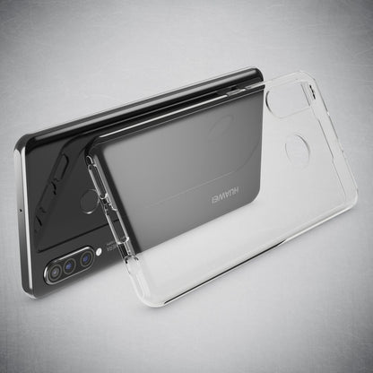 NALIA Transparente Silikonhülle für Huawei P30 Lite – Anti-Gelb & Rutschfest – GLAZE (Handyhülle Kristallklar, Schlank & Stoßfest) – Marke aus Berlin