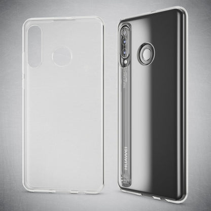 NALIA Transparente Silikonhülle für Huawei P30 Lite – Anti-Gelb & Rutschfest – GLAZE (Handyhülle Kristallklar, Schlank & Stoßfest) – Marke aus Berlin