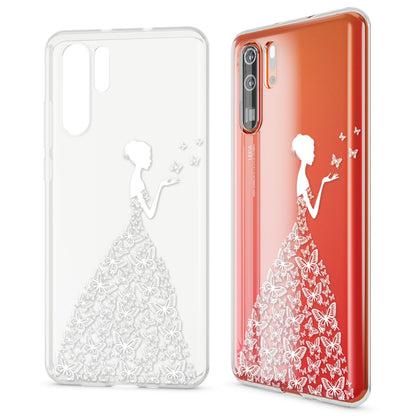 NALIA Hülle kompatibel mit Huawei P30 Pro, Motiv Handyhülle Ultra-Slim Silikon Case Crystal Cover Schutzhülle Durchsichtig Dünn, Handy-Tasche Backcover Transparent Bumper