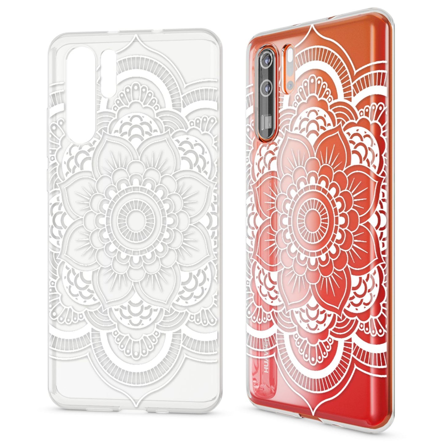 NALIA Hülle kompatibel mit Huawei P30 Pro, Motiv Handyhülle Ultra-Slim Silikon Case Crystal Cover Schutzhülle Durchsichtig Dünn, Handy-Tasche Backcover Transparent Bumper