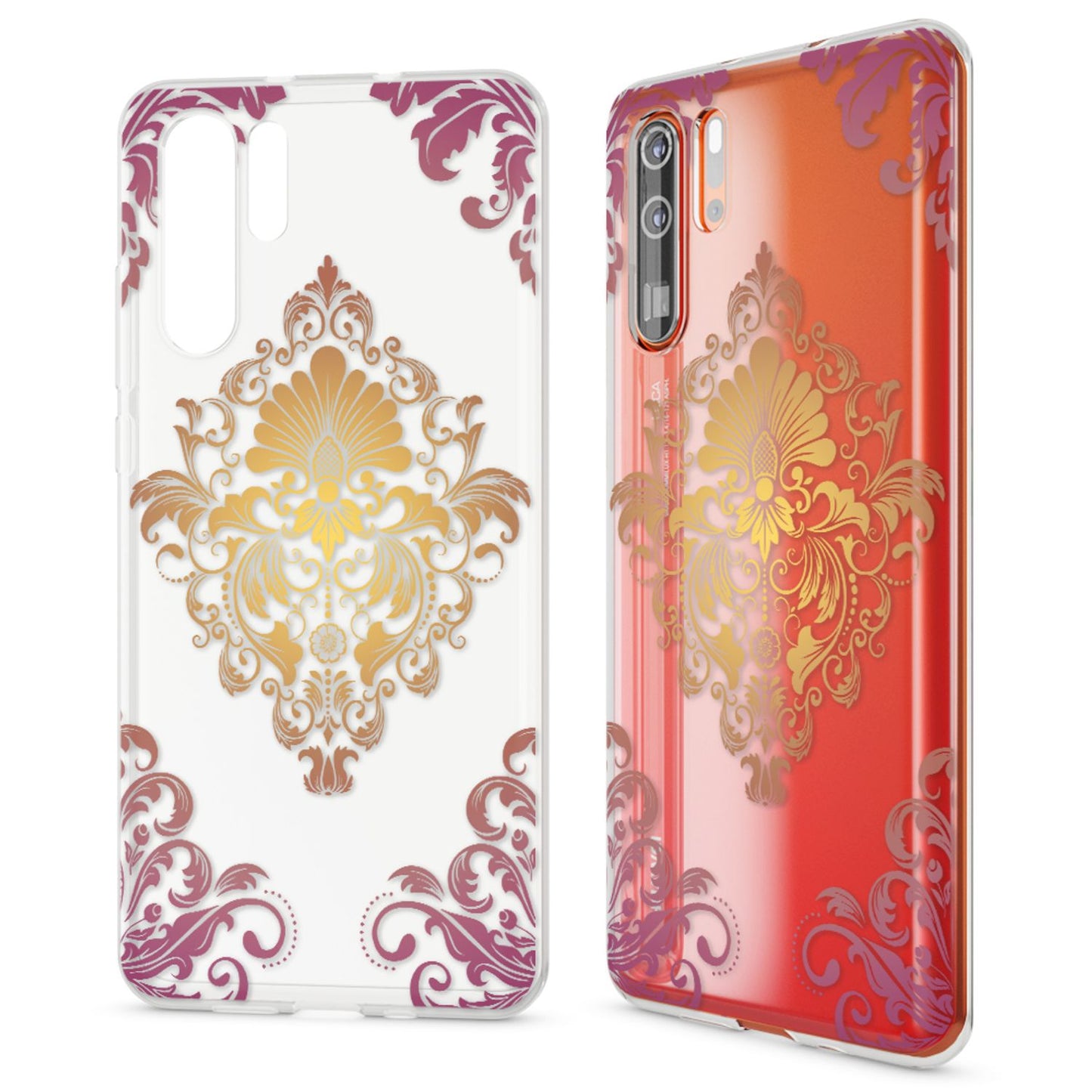 NALIA Hülle kompatibel mit Huawei P30 Pro, Motiv Handyhülle Ultra-Slim Silikon Case Crystal Cover Schutzhülle Durchsichtig Dünn, Handy-Tasche Backcover Transparent Bumper