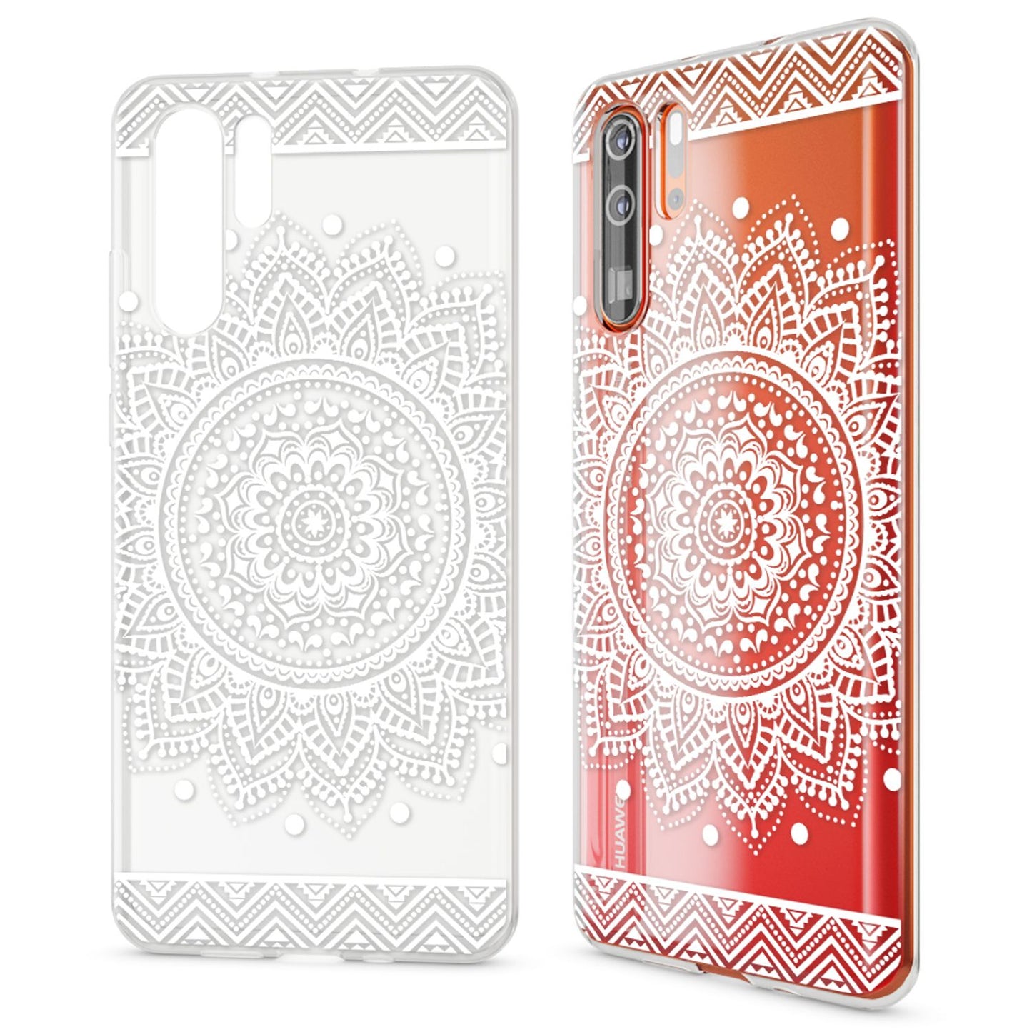 NALIA Hülle kompatibel mit Huawei P30 Pro, Motiv Handyhülle Ultra-Slim Silikon Case Crystal Cover Schutzhülle Durchsichtig Dünn, Handy-Tasche Backcover Transparent Bumper