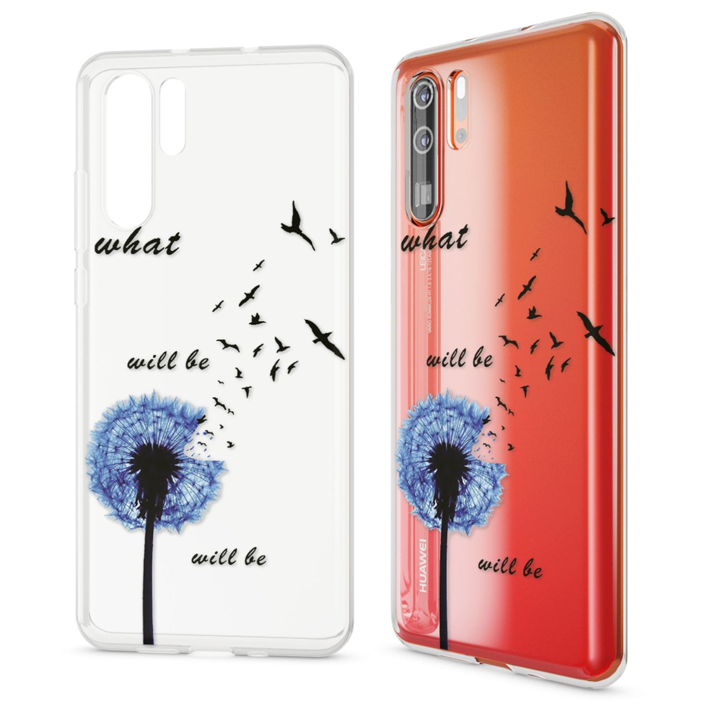 NALIA Hülle kompatibel mit Huawei P30 Pro, Motiv Handyhülle Ultra-Slim Silikon Case Crystal Cover Schutzhülle Durchsichtig Dünn, Handy-Tasche Backcover Transparent Bumper