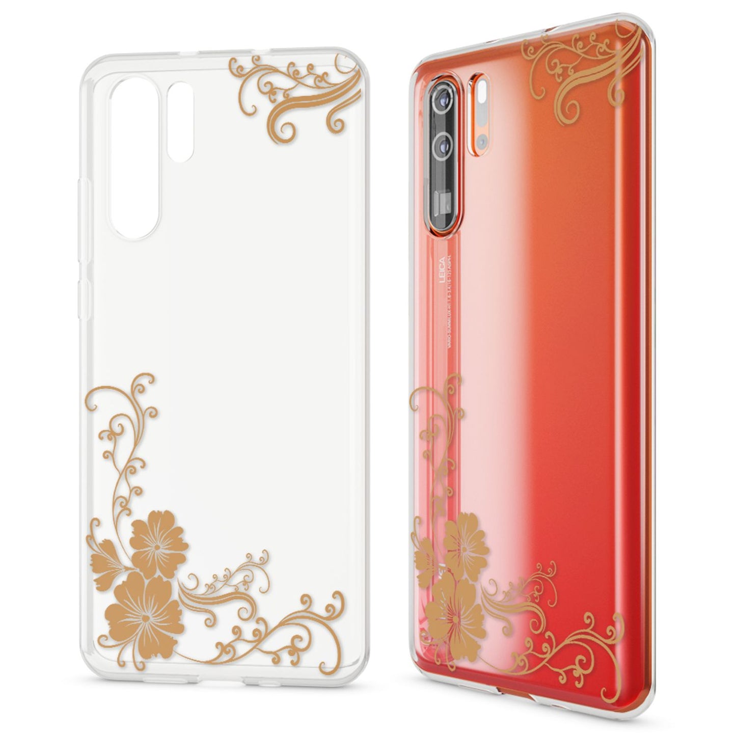 NALIA Hülle kompatibel mit Huawei P30 Pro, Motiv Handyhülle Ultra-Slim Silikon Case Crystal Cover Schutzhülle Durchsichtig Dünn, Handy-Tasche Backcover Transparent Bumper