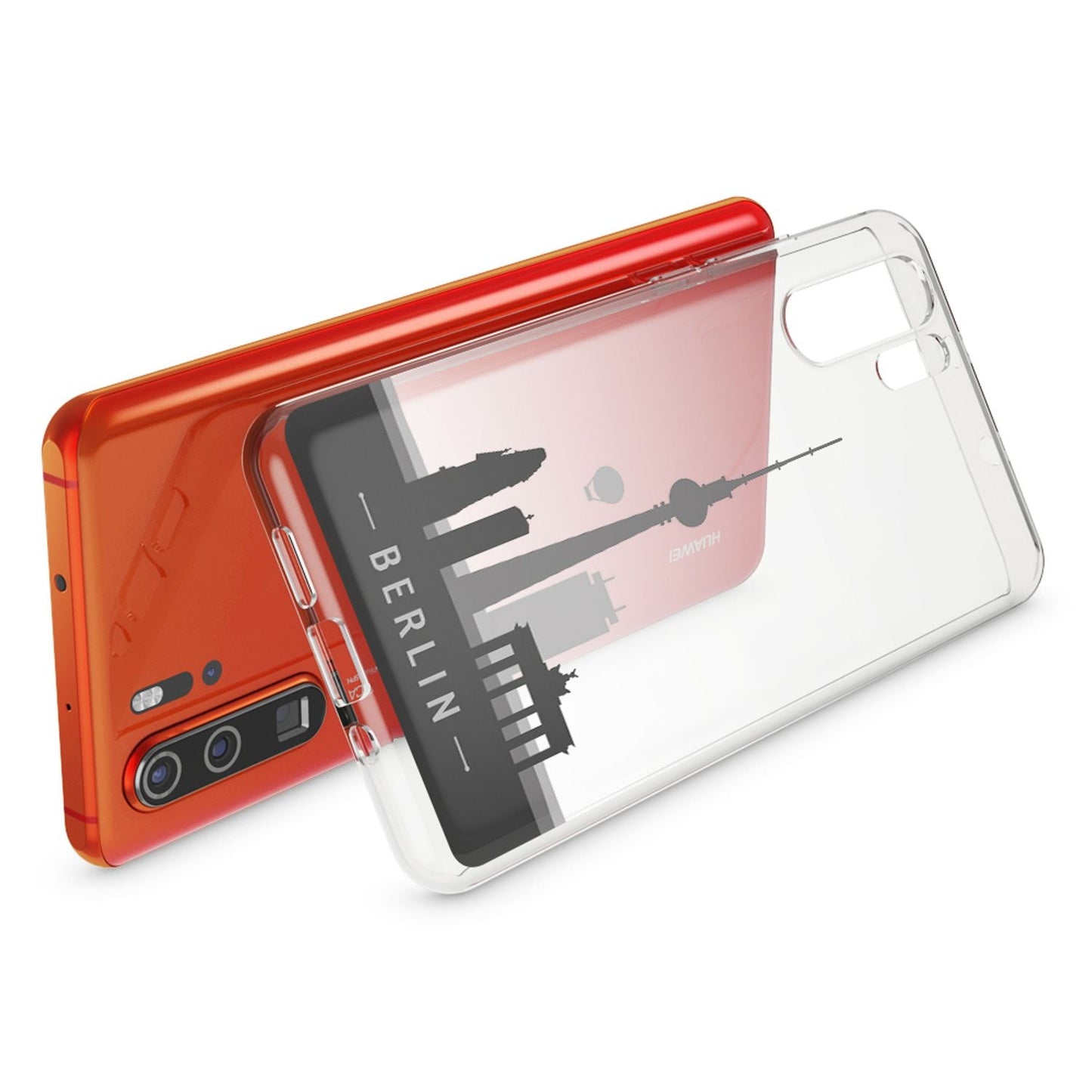NALIA Hülle kompatibel mit Huawei P30 Pro, Motiv Handyhülle Ultra-Slim Silikon Case Crystal Cover Schutzhülle Durchsichtig Dünn, Handy-Tasche Backcover Transparent Bumper