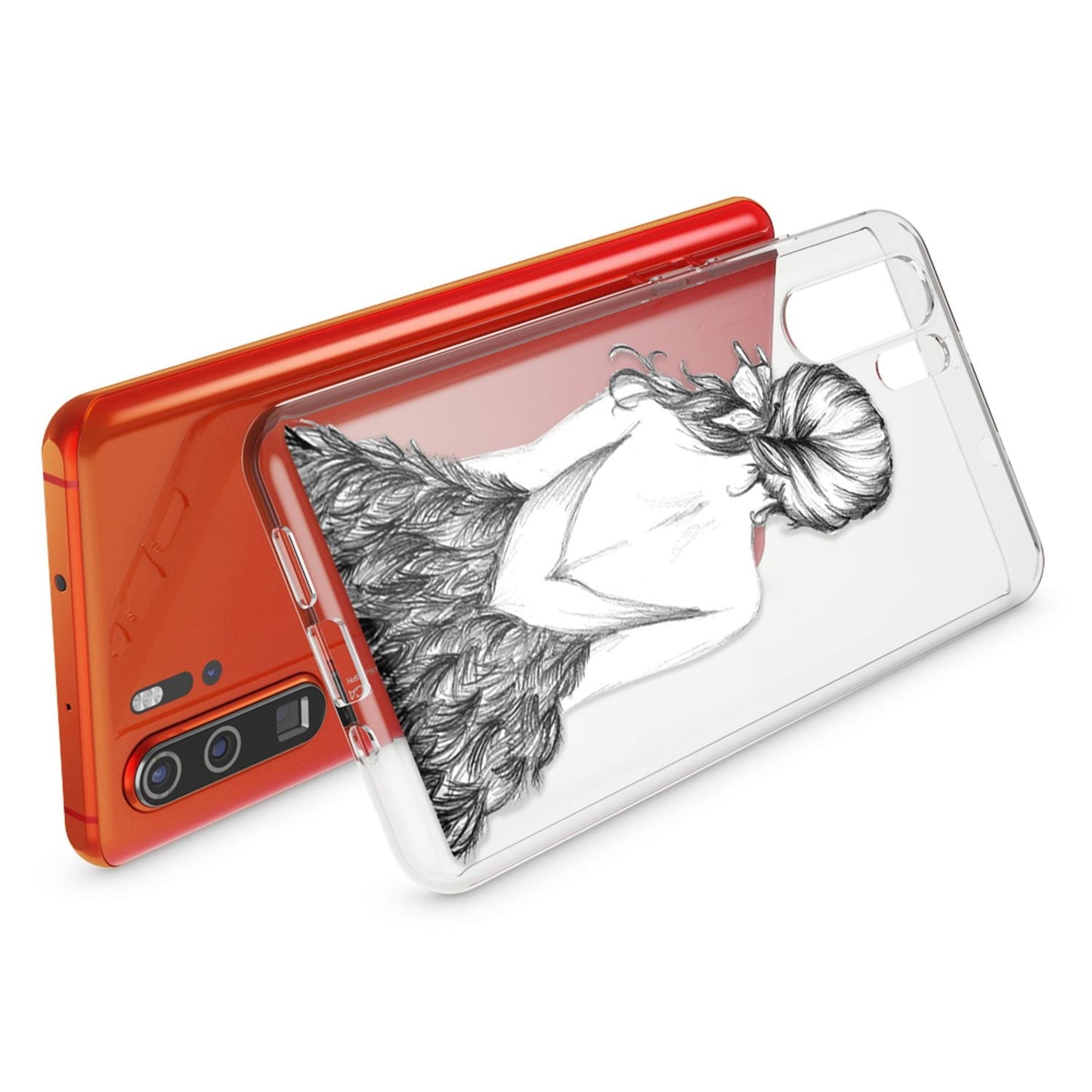 NALIA Hülle kompatibel mit Huawei P30 Pro, Motiv Handyhülle Ultra-Slim Silikon Case Crystal Cover Schutzhülle Durchsichtig Dünn, Handy-Tasche Backcover Transparent Bumper