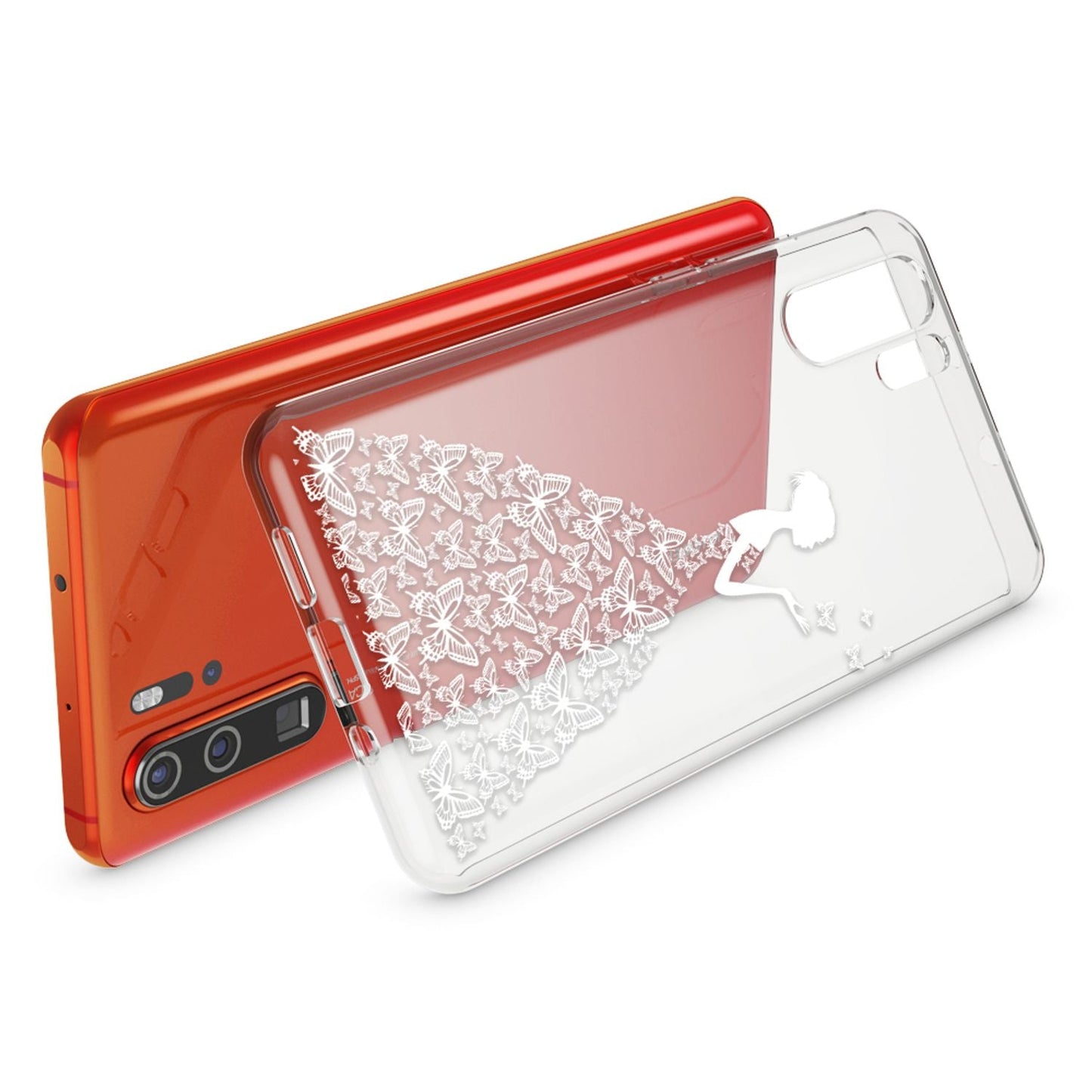 NALIA Hülle kompatibel mit Huawei P30 Pro, Motiv Handyhülle Ultra-Slim Silikon Case Crystal Cover Schutzhülle Durchsichtig Dünn, Handy-Tasche Backcover Transparent Bumper