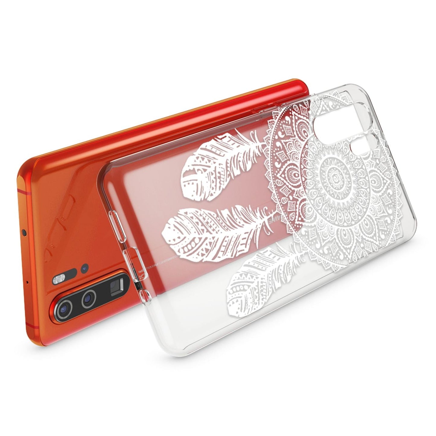 NALIA Hülle kompatibel mit Huawei P30 Pro, Motiv Handyhülle Ultra-Slim Silikon Case Crystal Cover Schutzhülle Durchsichtig Dünn, Handy-Tasche Backcover Transparent Bumper