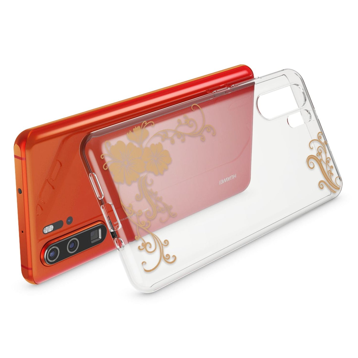 NALIA Hülle kompatibel mit Huawei P30 Pro, Motiv Handyhülle Ultra-Slim Silikon Case Crystal Cover Schutzhülle Durchsichtig Dünn, Handy-Tasche Backcover Transparent Bumper