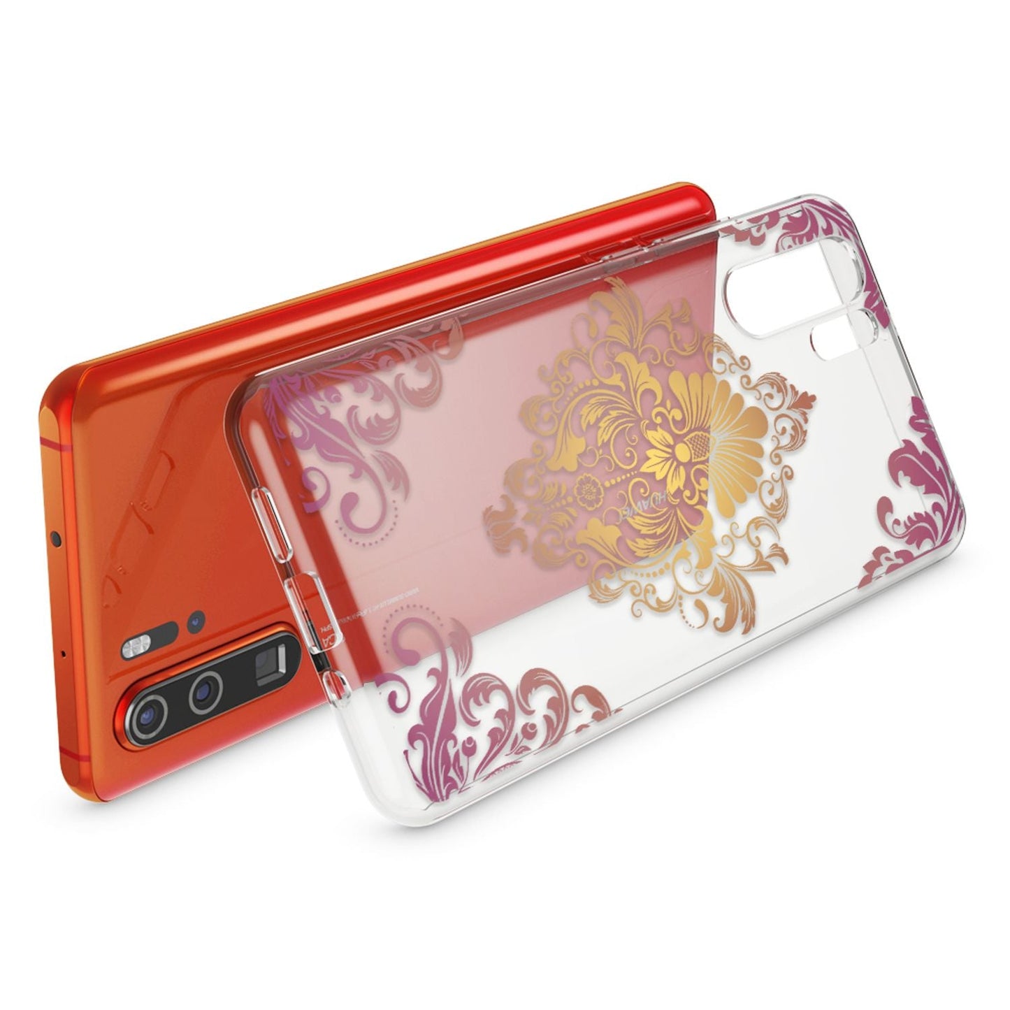 NALIA Hülle kompatibel mit Huawei P30 Pro, Motiv Handyhülle Ultra-Slim Silikon Case Crystal Cover Schutzhülle Durchsichtig Dünn, Handy-Tasche Backcover Transparent Bumper