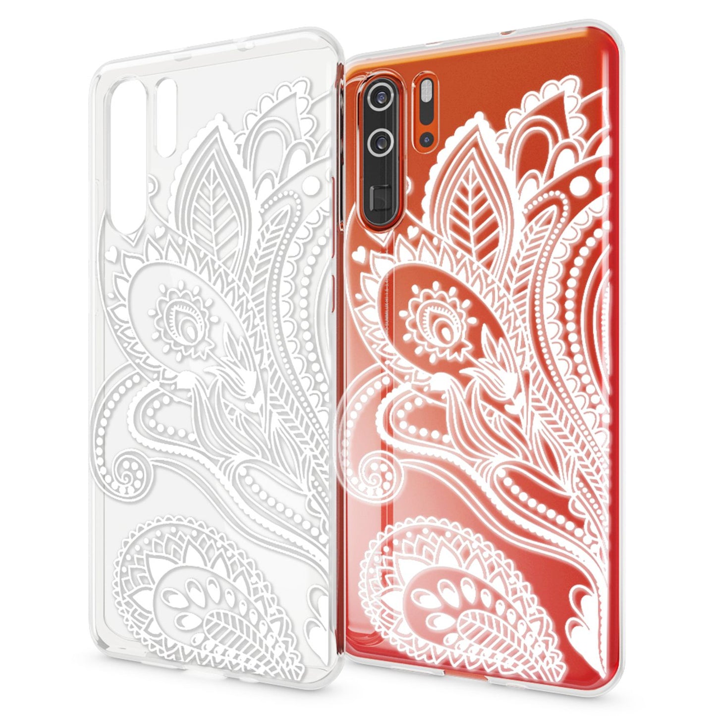 NALIA Hülle kompatibel mit Huawei P30 Pro, Motiv Handyhülle Ultra-Slim Silikon Case Crystal Cover Schutzhülle Durchsichtig Dünn, Handy-Tasche Backcover Transparent Bumper