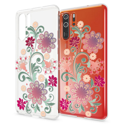 NALIA Hülle kompatibel mit Huawei P30 Pro, Motiv Handyhülle Ultra-Slim Silikon Case Crystal Cover Schutzhülle Durchsichtig Dünn, Handy-Tasche Backcover Transparent Bumper
