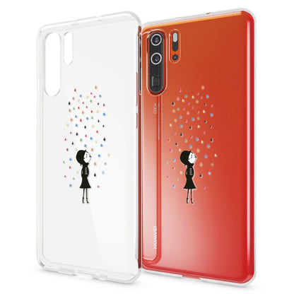 NALIA Hülle kompatibel mit Huawei P30 Pro, Motiv Handyhülle Ultra-Slim Silikon Case Crystal Cover Schutzhülle Durchsichtig Dünn, Handy-Tasche Backcover Transparent Bumper