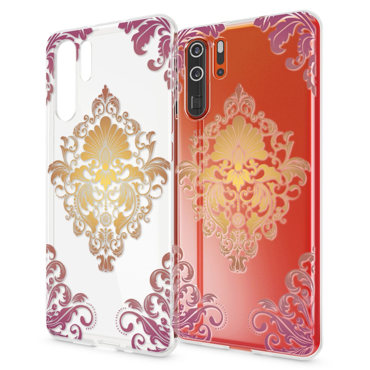 NALIA Hülle kompatibel mit Huawei P30 Pro, Motiv Handyhülle Ultra-Slim Silikon Case Crystal Cover Schutzhülle Durchsichtig Dünn, Handy-Tasche Backcover Transparent Bumper