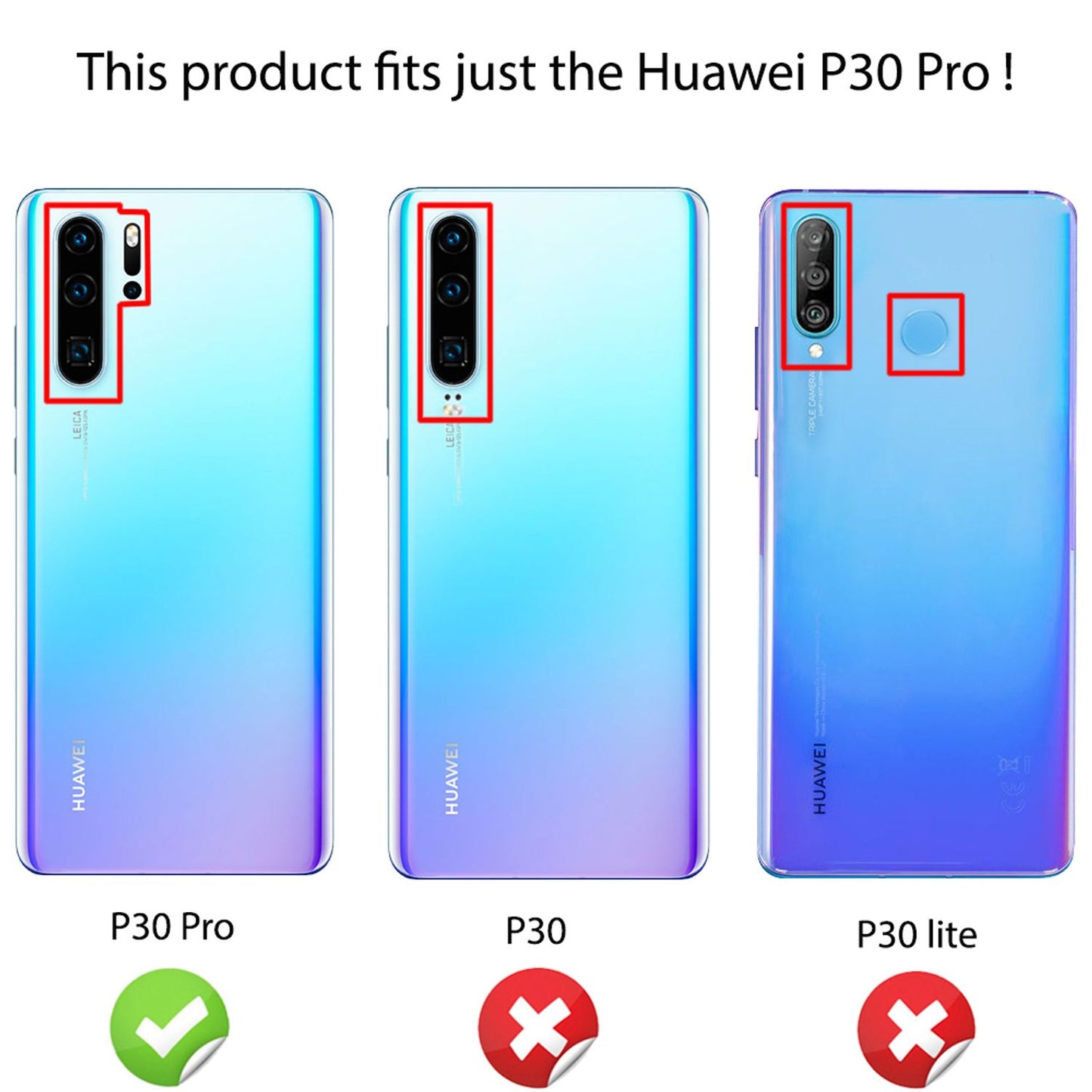NALIA Hülle kompatibel mit Huawei P30 Pro, Motiv Handyhülle Ultra-Slim Silikon Case Crystal Cover Schutzhülle Durchsichtig Dünn, Handy-Tasche Backcover Transparent Bumper