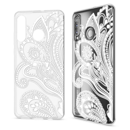 NALIA Hülle kompatibel mit Huawei P30 Lite, Motiv Handyhülle Ultra-Slim Silikon Case Crystal Cover Schutzhülle Durchsichtig, Handy-Tasche Backcover Transparent Bumper