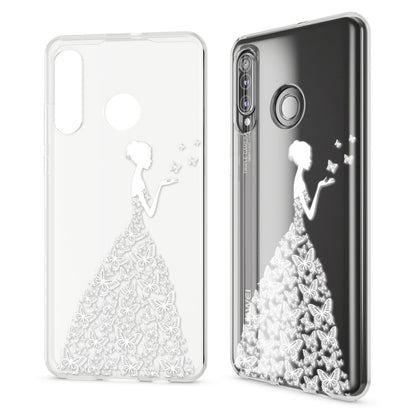 NALIA Hülle kompatibel mit Huawei P30 Lite, Motiv Handyhülle Ultra-Slim Silikon Case Crystal Cover Schutzhülle Durchsichtig, Handy-Tasche Backcover Transparent Bumper