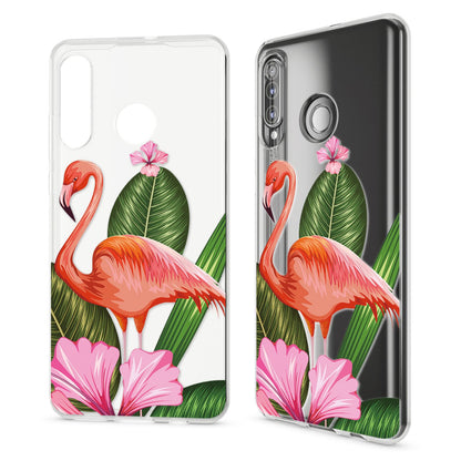 NALIA Hülle kompatibel mit Huawei P30 Lite, Motiv Handyhülle Ultra-Slim Silikon Case Crystal Cover Schutzhülle Durchsichtig, Handy-Tasche Backcover Transparent Bumper