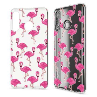 NALIA Hülle kompatibel mit Huawei P30 Lite, Motiv Handyhülle Ultra-Slim Silikon Case Crystal Cover Schutzhülle Durchsichtig, Handy-Tasche Backcover Transparent Bumper