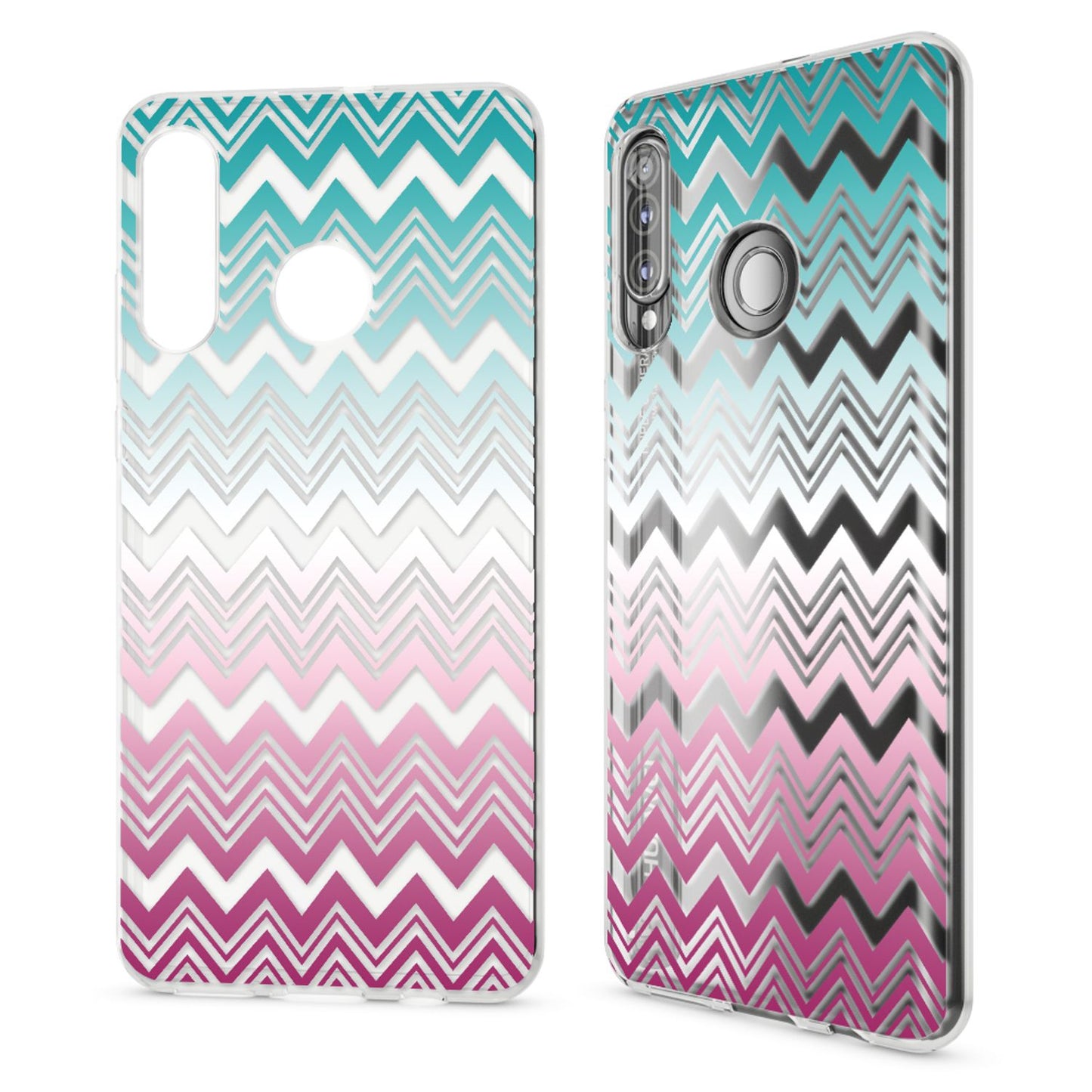 NALIA Hülle kompatibel mit Huawei P30 Lite, Motiv Handyhülle Ultra-Slim Silikon Case Crystal Cover Schutzhülle Durchsichtig, Handy-Tasche Backcover Transparent Bumper