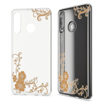 NALIA Hülle kompatibel mit Huawei P30 Lite, Motiv Handyhülle Ultra-Slim Silikon Case Crystal Cover Schutzhülle Durchsichtig, Handy-Tasche Backcover Transparent Bumper