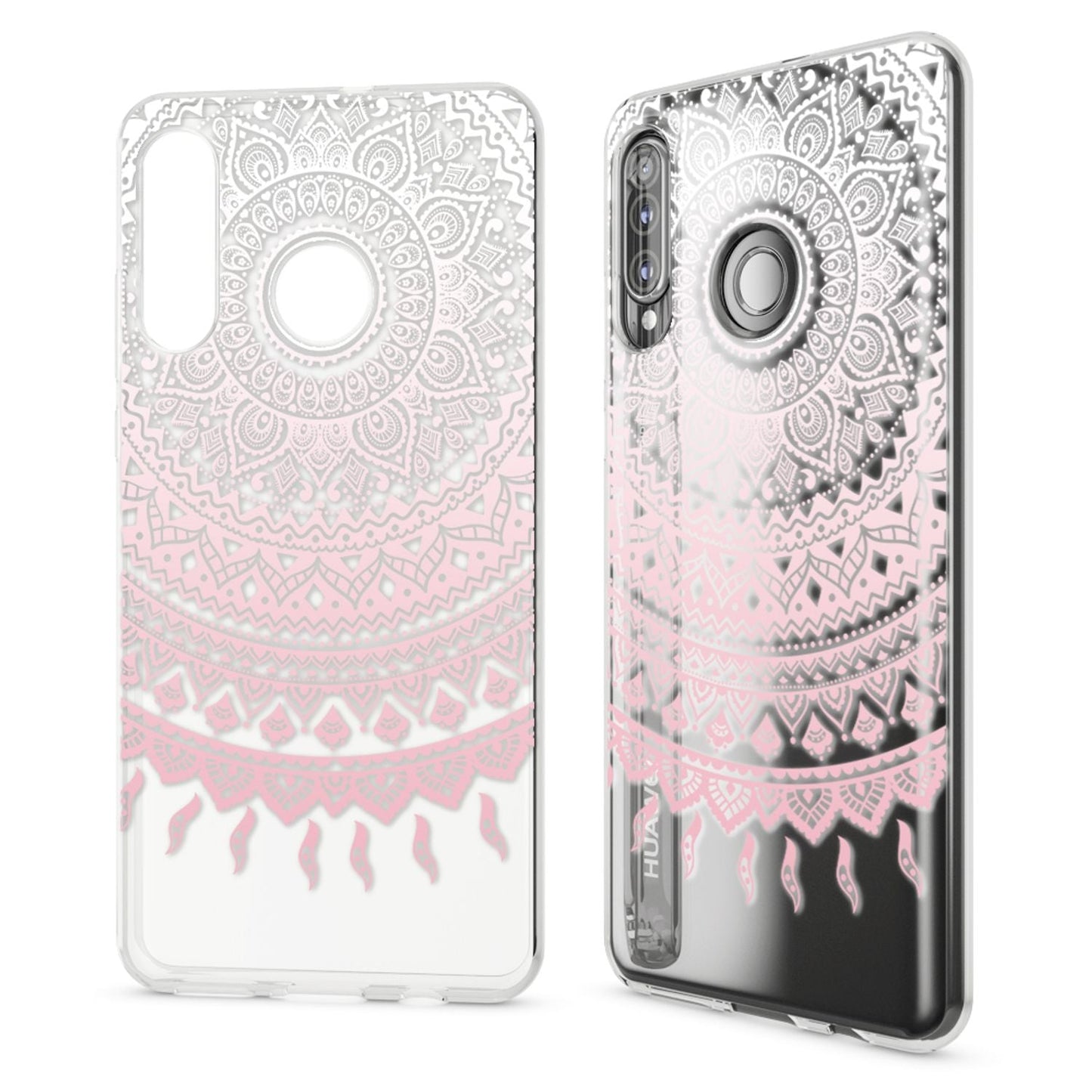 NALIA Hülle kompatibel mit Huawei P30 Lite, Motiv Handyhülle Ultra-Slim Silikon Case Crystal Cover Schutzhülle Durchsichtig, Handy-Tasche Backcover Transparent Bumper
